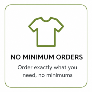 No minimum order custom workwear service