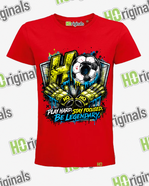 HO Goalkeeper Elite – Premium Organic Cotton Football T-Shirt