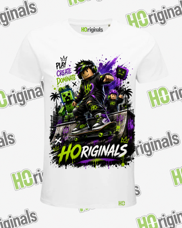 HOriginals Urban Skate Gamer Kids T-Shirt – Play • Create • Dominate